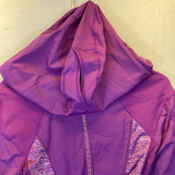 Lululemon Purple Long Sleeve Run For Your Life Wrap Pullover Hoodie Size 6 - Picture 7 of 10